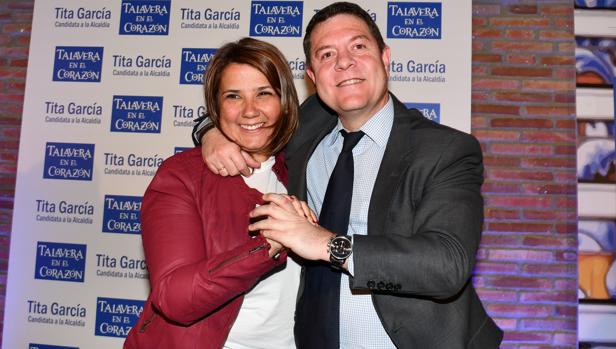 Emiliano García-Page y Agustina García Élez