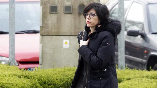 Pilar de Lara, a su llegada los juzgados de Lugo el pasado miércoles