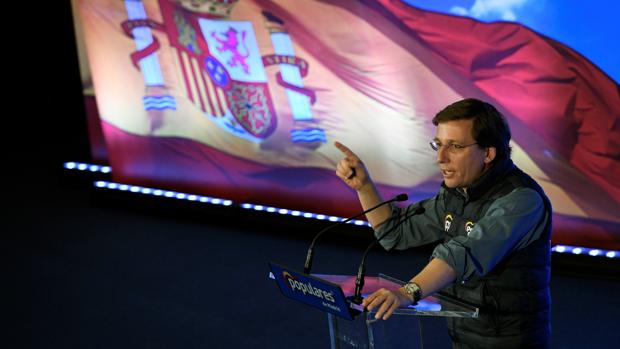 El candidato del PP a la Alcaldía, José Luis Martínez-Almeida