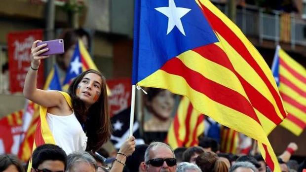 Diada independentista en Barcelona