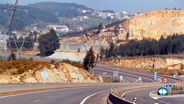 Vista de la autopista AG-55