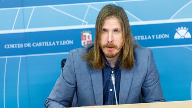 El líder de Podemos en Castilla y León, Pablo Fernández