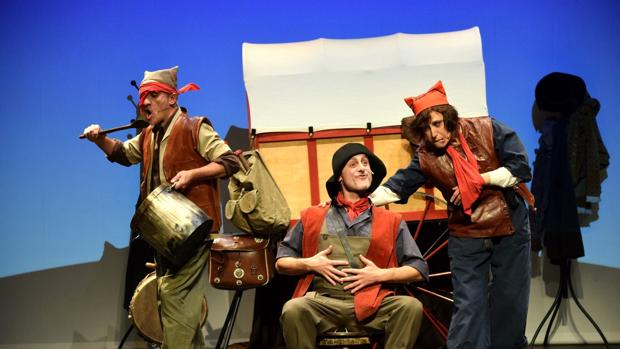 Escena de «A paso de rueda», programada en Teatralia de Oro