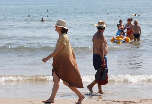 Imagen de la playa del Cabanyal-Canyamelar de Valencia