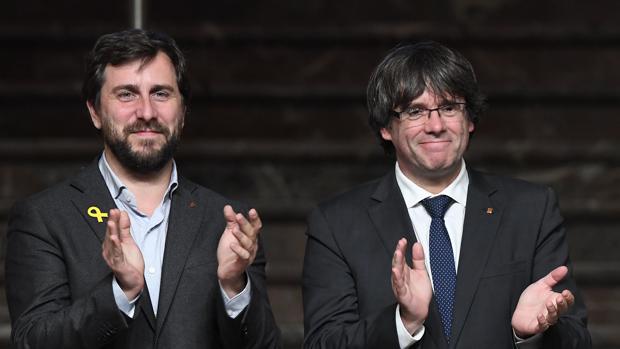 Antoni Comín y Carles Puigdemont, en una imagen de archivo