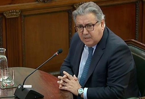 El exministro del Interior Juan Ignacio Zoido, en su declaración