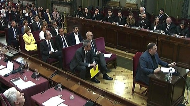 Junqueras expresa su último palabra en el juicio contra los líderes del plan secesionista ilegal