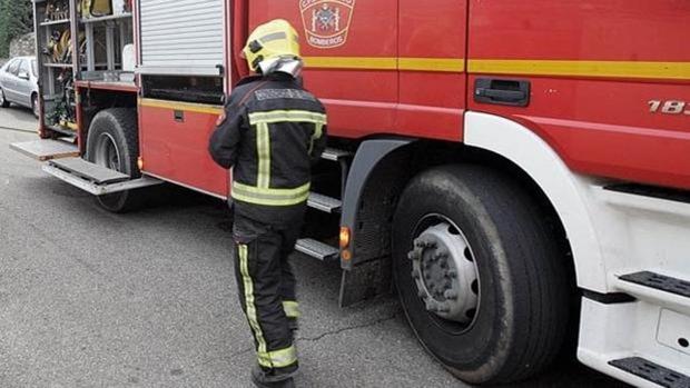 Imagen de archivo de un bombero