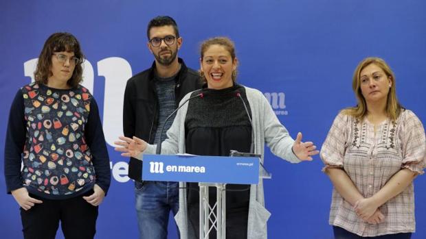 Ana Seijas, este martes en Santiago