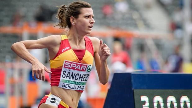 La toledana Irene Sánchez-Escribano durante el Europeo de Berlín de 2018, en el que se clasificó para la final