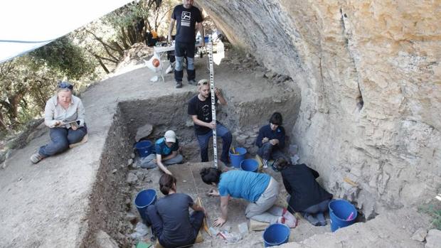 Imagen de la excavación