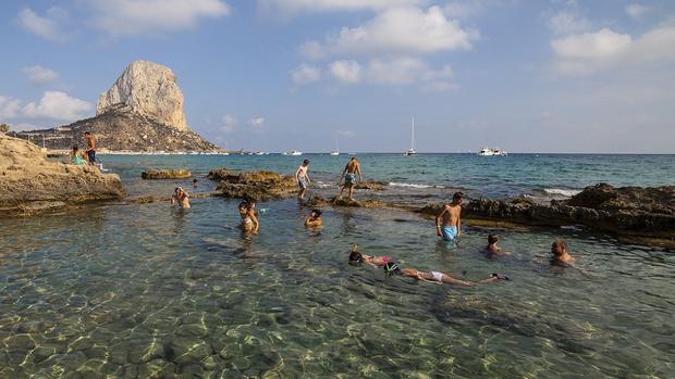 Los Baños de la Reina, en Calpe (Alicante)