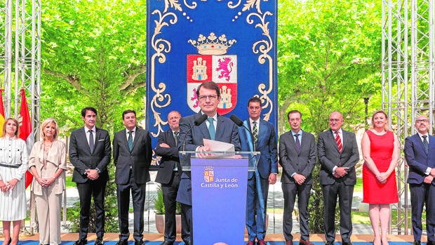 Alfonso Fernández Mañueco, en su discurso de este miércoles