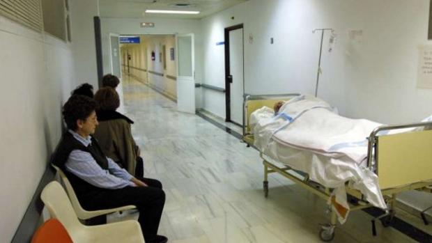 Vista del pasillo de un hospital