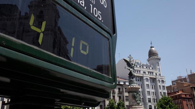 En Zaragoza capital, las máximas superarán los 40º. Las temperaturas no se moderarán hasta el viernes