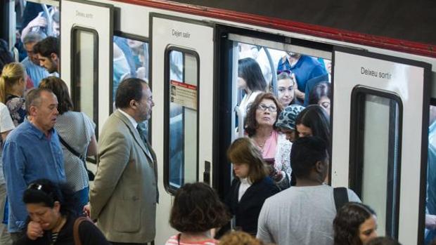 El metro de Barcelona, en una imagen de archivo
