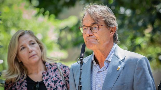 Artur Mas, durante la rueda de prensa que ha ofrecido este viernes