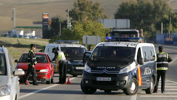 Imagen de archivo de un control policial