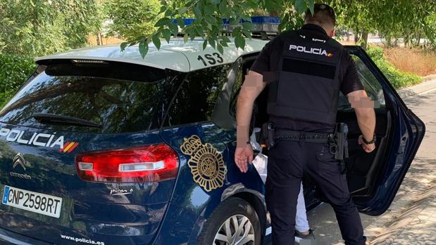 Imagen de la actuación de la Policía Nacional