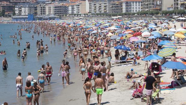 Playa de Silgar en Sanxenxo