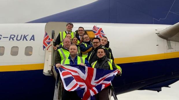 Plantilla de Ryanair en Irlanda