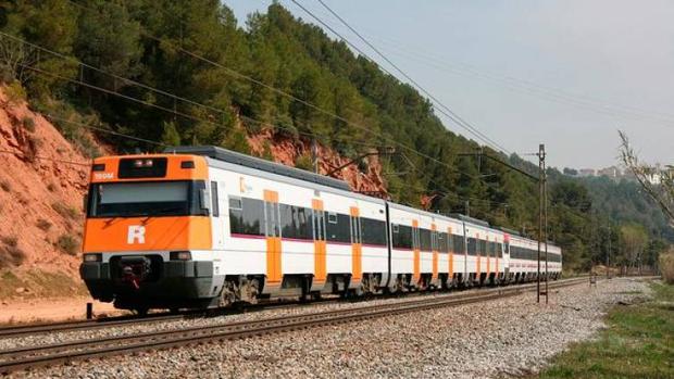 Un tren de Rodalies en Cataluña
