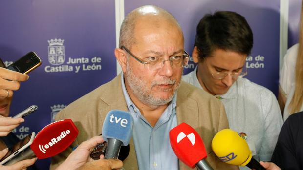 El vicepresidente de la Junta de Castilla y León, Francisco Igea