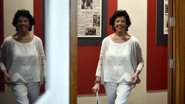 Isabel Celaá, portavoz del Gobierno en funciones