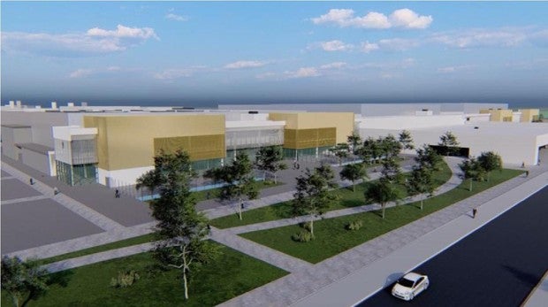 Recreación de la remodelación de la zona exterior de Ifema