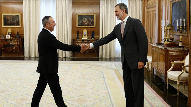 Joan Baldoví, de Compromís, hoy con el Rey