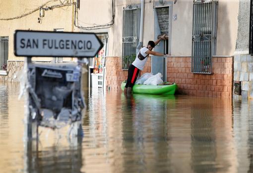 Imagen tomada este lunes en la localidad alicantina de Dolores