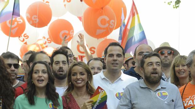 Ignacio Aguado en el Orgullo Gay 2019 en Madrid