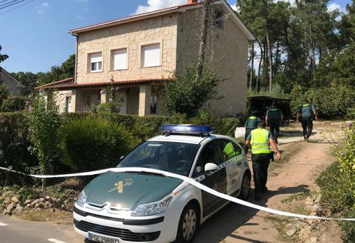 Vivienda de Ames donde el asesino confeso se entregó