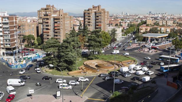 La glorieta de Plaza Elíptica