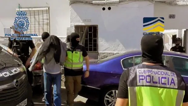 Imagen de archivo de una operación policial contra Daesh en Algeciras, en 2019