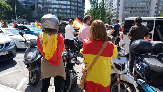 La concentración en la plaza Francesc Macià de Barcelona