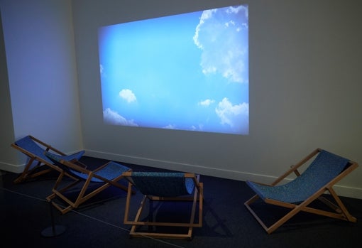Detail of the installation by Priscila Fernandes
