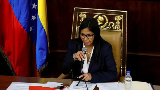 La vicepresidenta de Venezuela Delcy Rodríguez