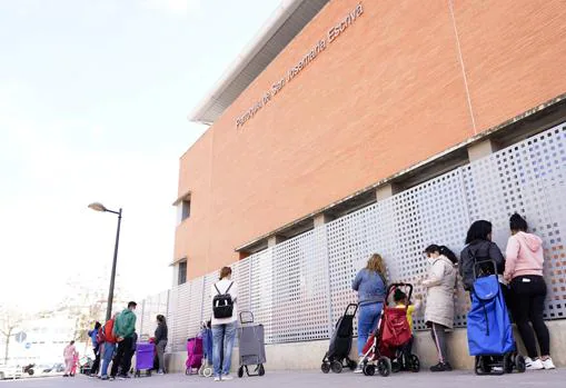 Las colas del hambre han aumentado a causa de la pandemia