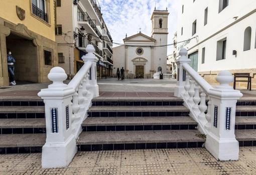Old town area in Benidorm