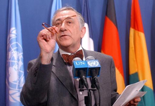 Inocencio Arias, cuando era embajador ante la ONU