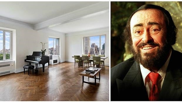 Izquierda, imagen del salón comedor. Derecha, el tenor italiano