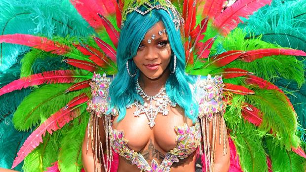 Rihanna en el «Crop Over Festival» de Barbados