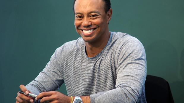 Woods promocionó un libro de su autoría en marzo de este año