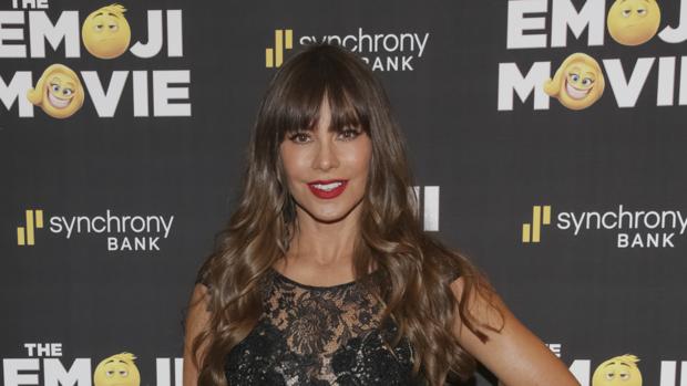 Sofía Vergara en la premiere de «Emoji: la película»