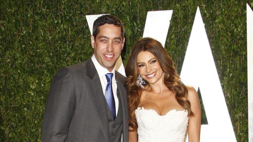 Sofía Vergara y Nick Loeb, en una fiesta de los Oscar en 2012