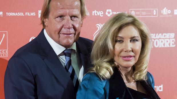 Norma Duval y Matthias Kühn en abril de este año en Madrid