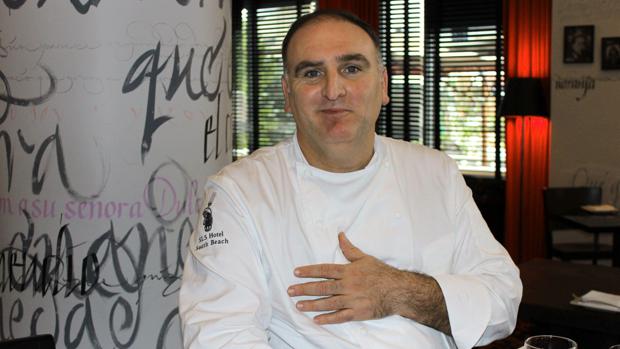 El cocinero español José Andrés