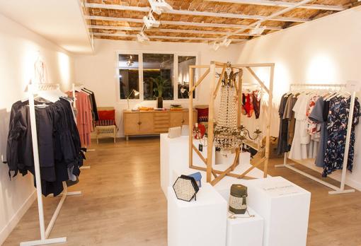 Segunda planta del showroom en donde se expone el diseño textil