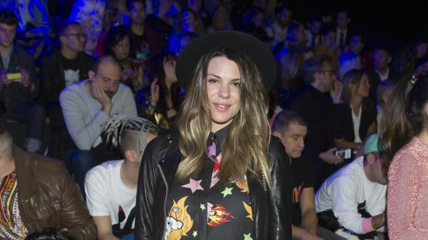 Laura Matamoros, en el defile de María Escoté